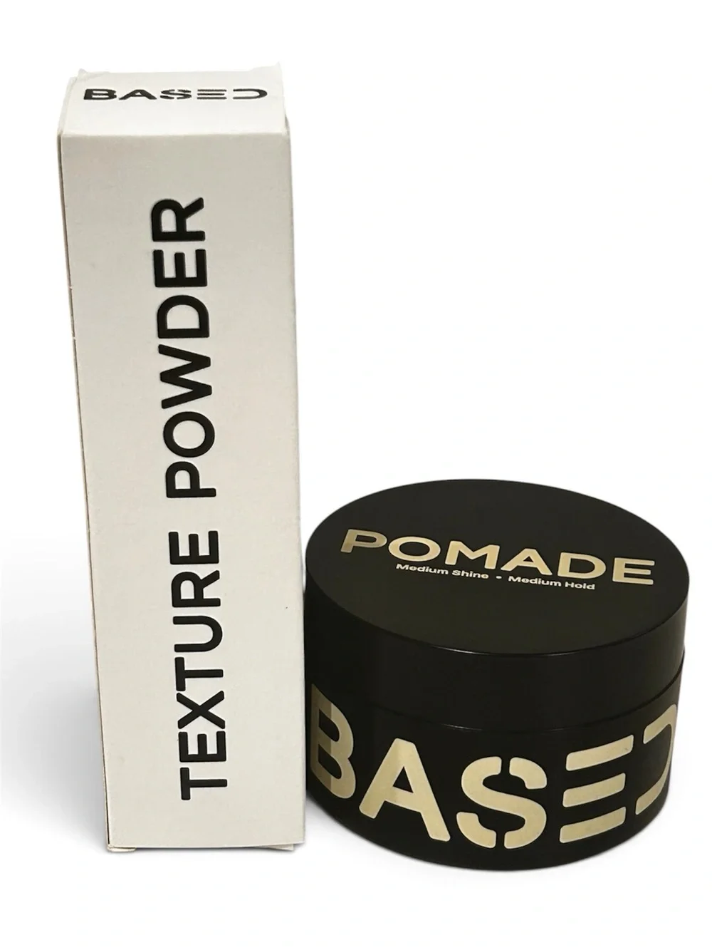 BASED BODYWORKS Texture Powder 1.7 oz + Pomade Men’s Hair Styling Duo New